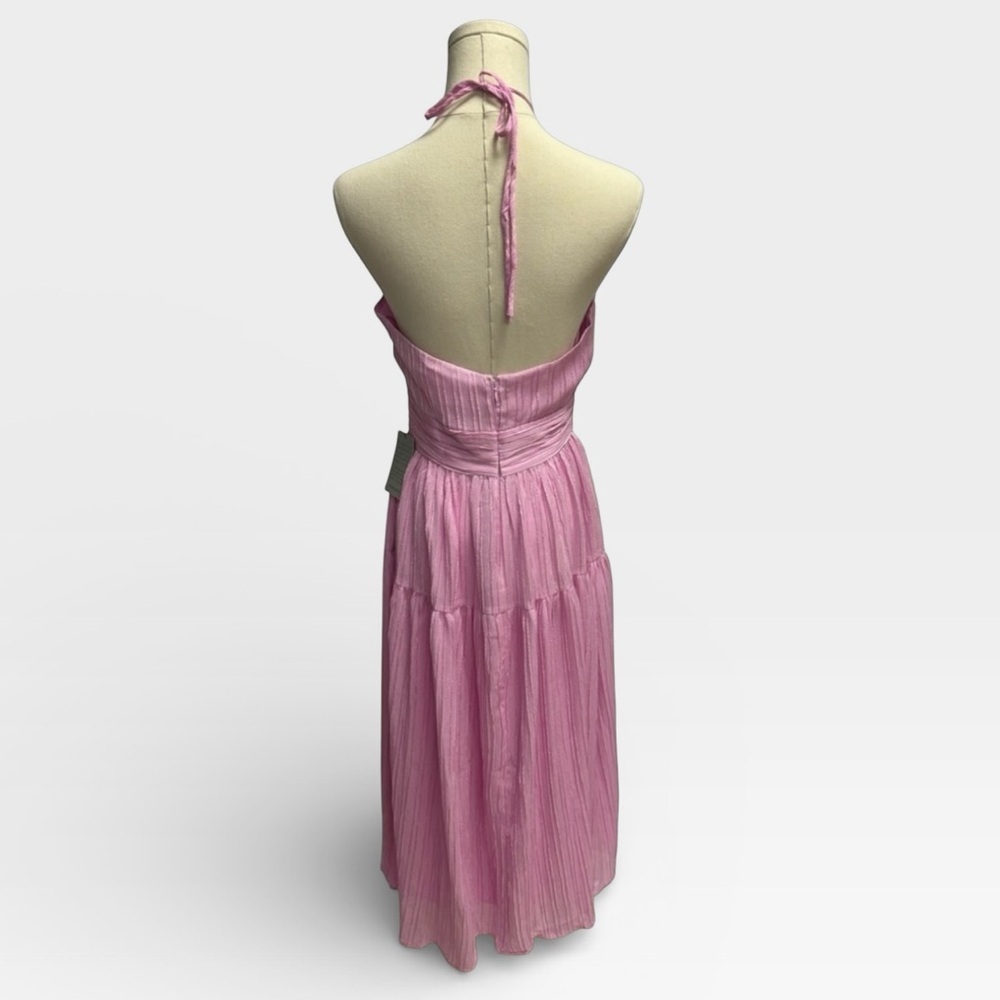 ASTR The Label Halter Neck Midi Maxi Open Back Light Pink SMALL - Picture 2 of 9